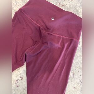 lululemon athletica Women's Burgundy Leggings
